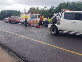 3 cyclists struck by taxi on M4