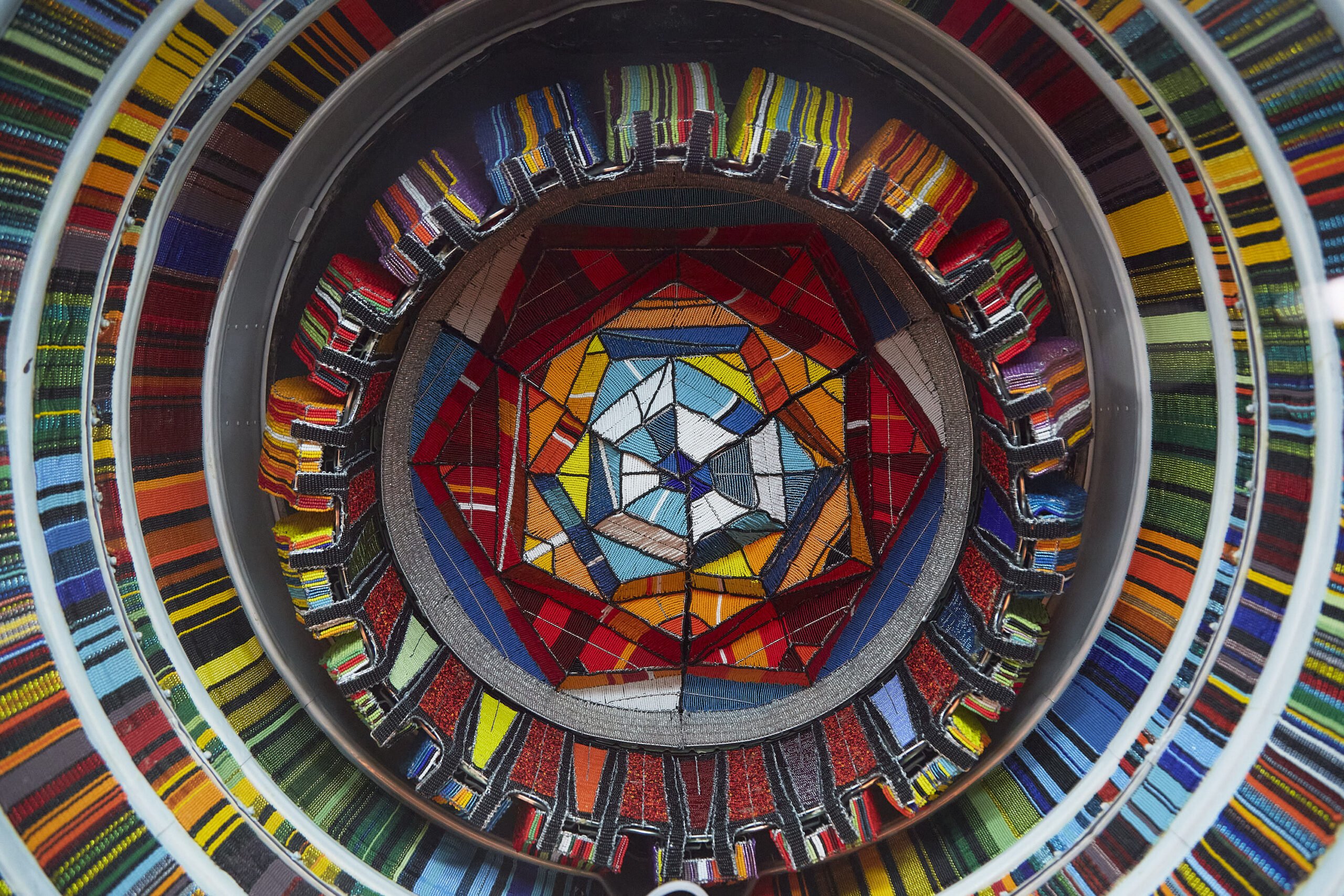 South African fighter jet beaded