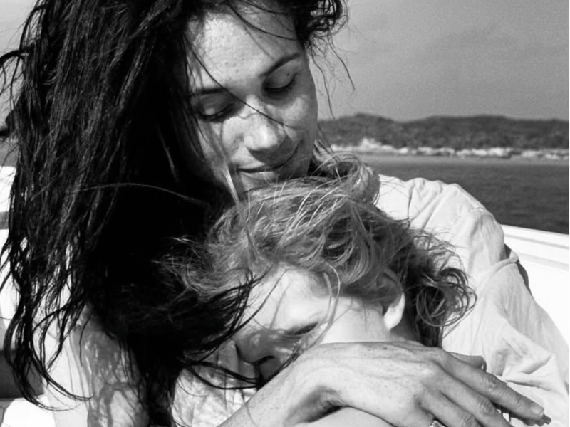 MEGHAN DUCHESS OF SUSSEX AND LILIBET