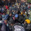 Displaced Malawian nationals at Mayor’s Walk in Pietermaritzburg