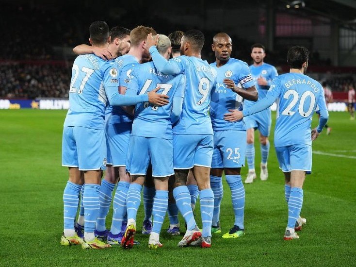 Manchester City 29 December 2021