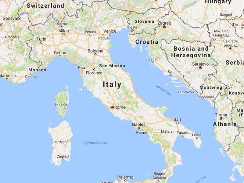 Map of Italy