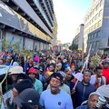 Marchers in Jhb CBD