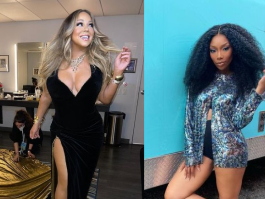 Mariah Carey and Brandy