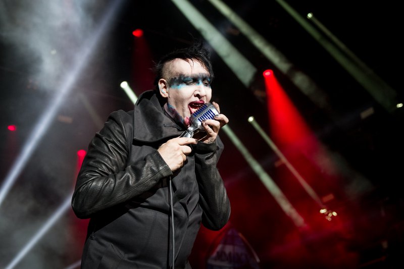 Marilyn Manson performing at the Rock Am Ring