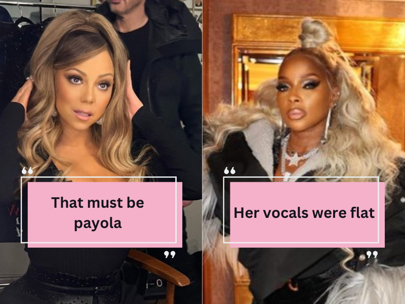 Mariah Carey and Mary J Blige