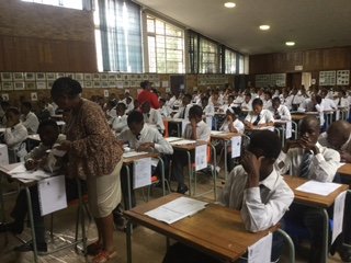 Matric pupils sit for exams