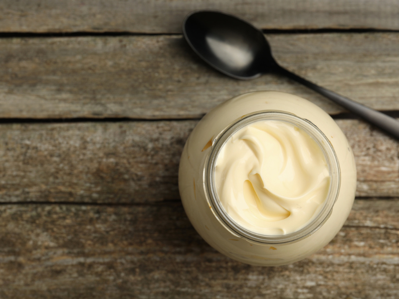 Mayonnaise jar