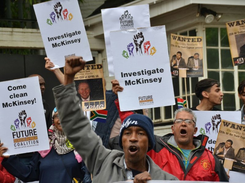 McKinsey protest