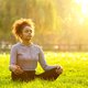 Woman meditating