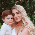 Meghan Trainor and her son