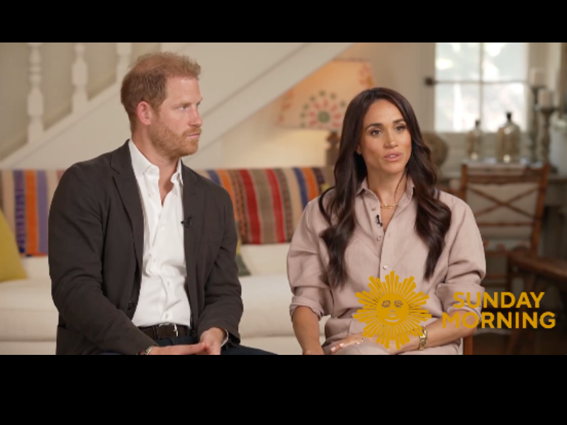 Prince Harry and Meghan on CBS Sunday Morning