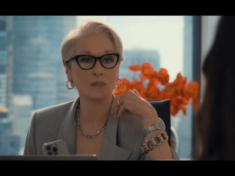 Meryl Streep as Miranda Priestly in Devil Wears Prada 2