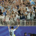 Argentina's Lionel Messi equals World Cup goals record