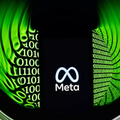 Meta green and black logo