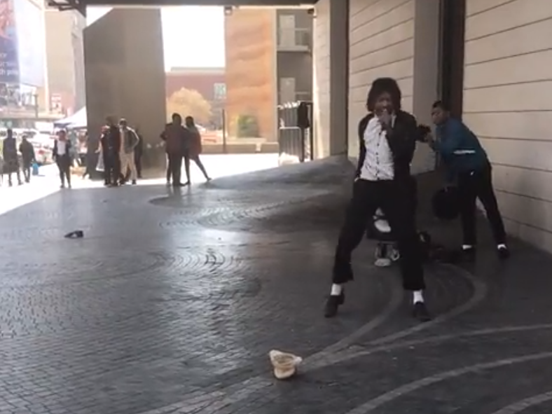 Michael Jackson impersonator in Pretoria
