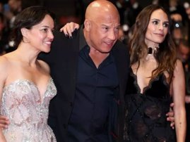 Michelle Rodriguez, Vin Diesel and Jordana Brewster