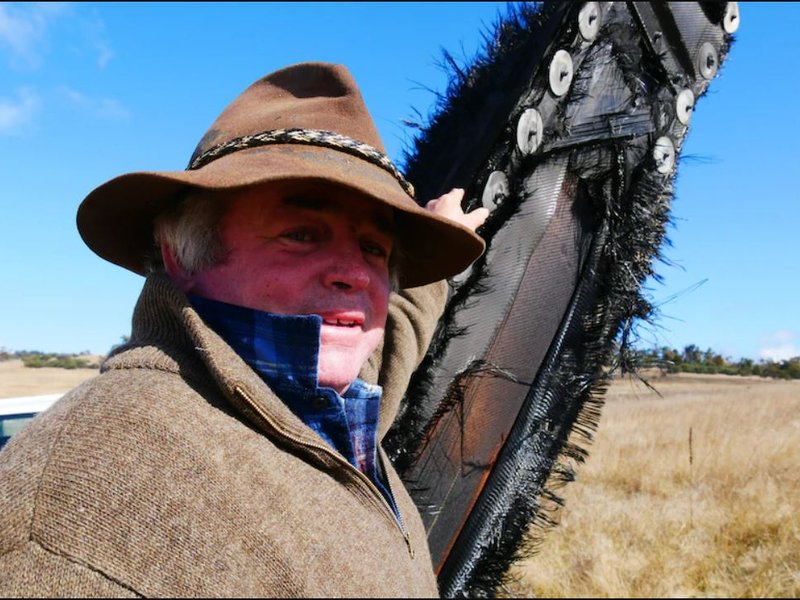 Mick Miners is a farmer in Australia who believes he has found space junk.