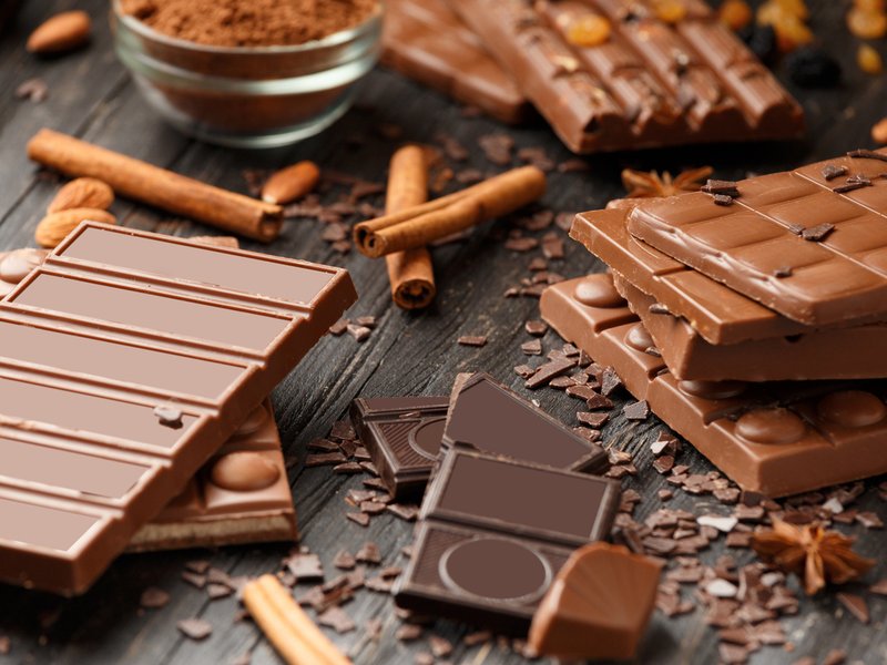 Milk chocolate bars
