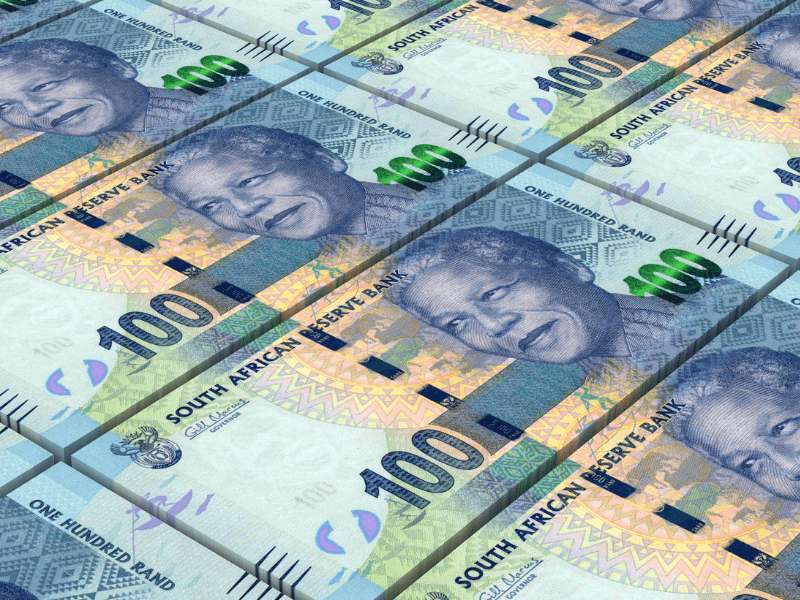 Rands cash stacks