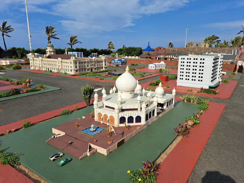 Mini buildings at Minitown in Durban