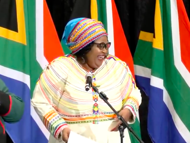 Minister Pemmy Majodina Oath