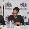 Minister of Basic Education Siviwe Gwarube addressing the media after Vanderbijl Park Crash