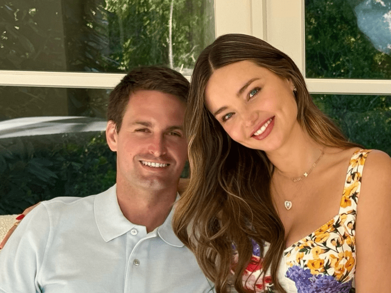 Miranda Kerr and her husband Evan Spiegel