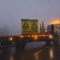 Mist caution sign