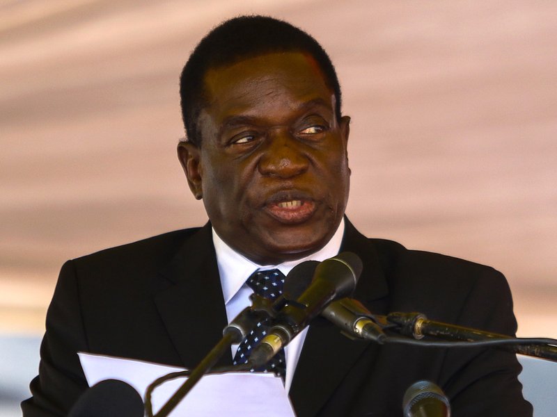 Zimbabwe's Emmerson Mnangagwa