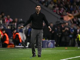 Arsenal manager Mikel Arteta during Champions League semi final
