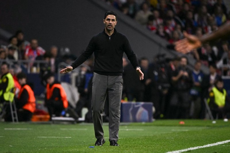 Arsenal manager Mikel Arteta during Champions League semi final