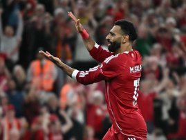 Liverpool forward Mohamed Salah 2025