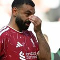 Mohamed Salah after his final game for Liverpool