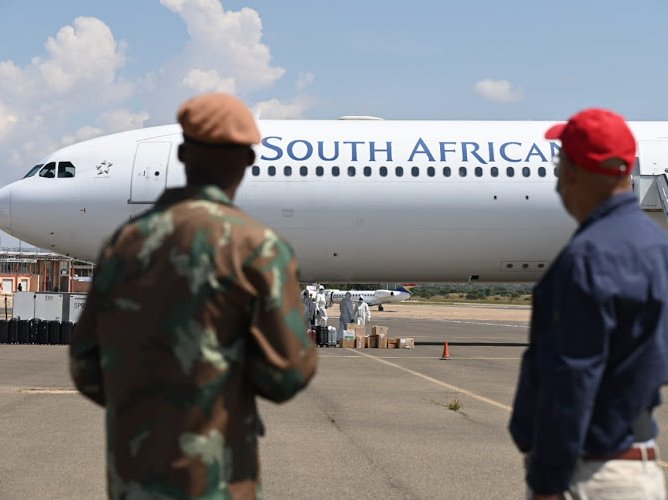 SAA flight in Polokwane