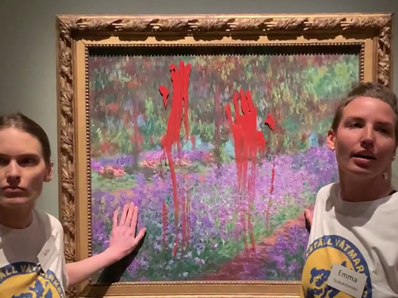 Monet painting undamaged by activist paint attack: Orsay