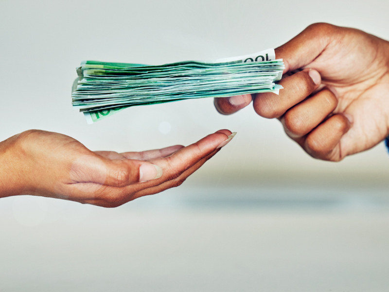 Lending money