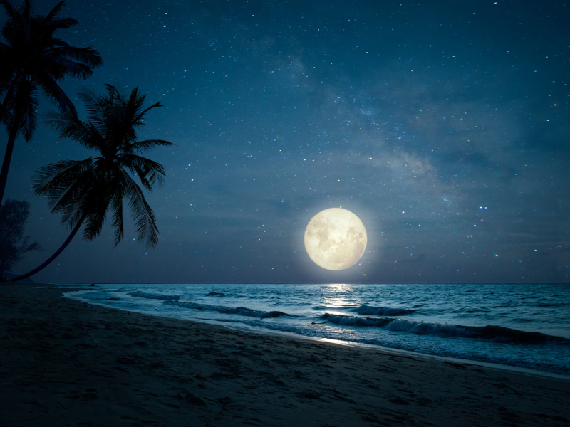 Moon beach