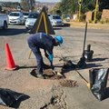 Moreleta Park community band together to fix potholes