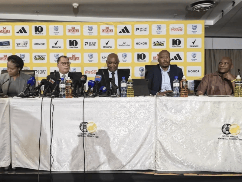 SAFA press conference to unveil Bafana Bafana coach Pitso Mosimane