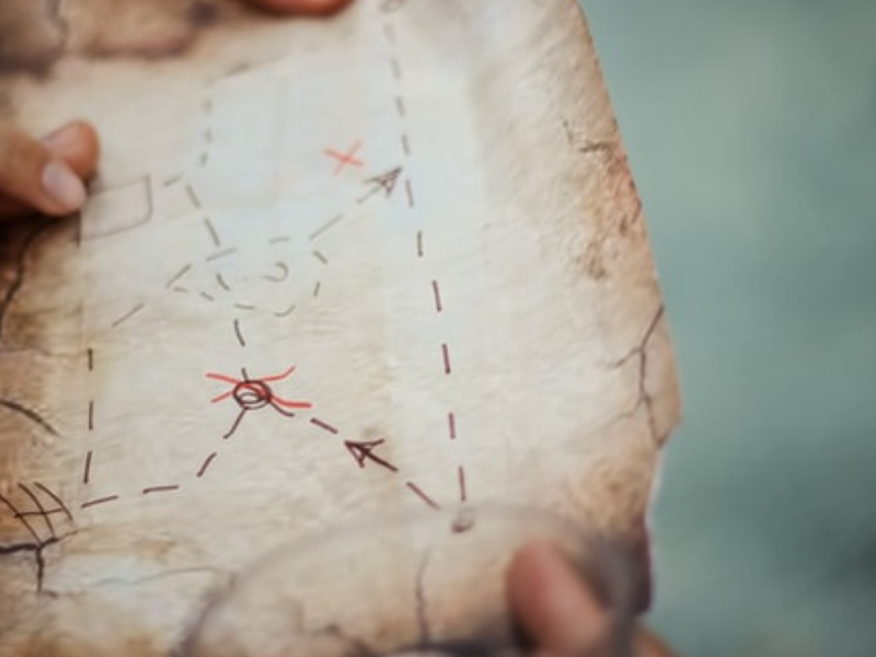 A real-life treasure hunt is now comprising this man's neighbour's property...