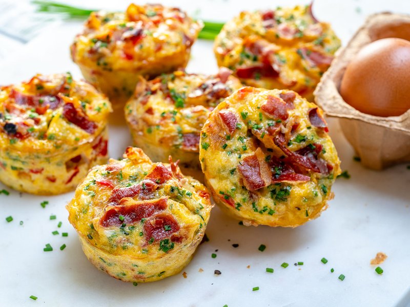 Left-over meat muffins