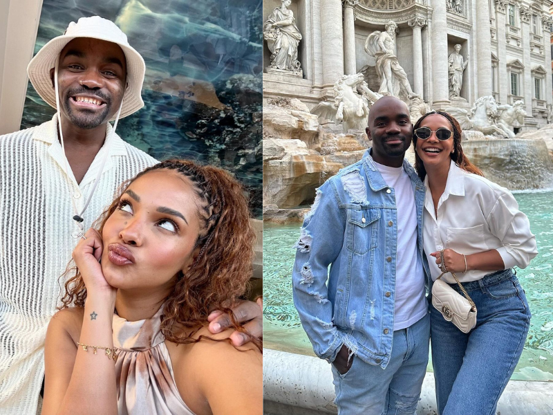 Musa Mthombeni and his wife Liesl Laurie