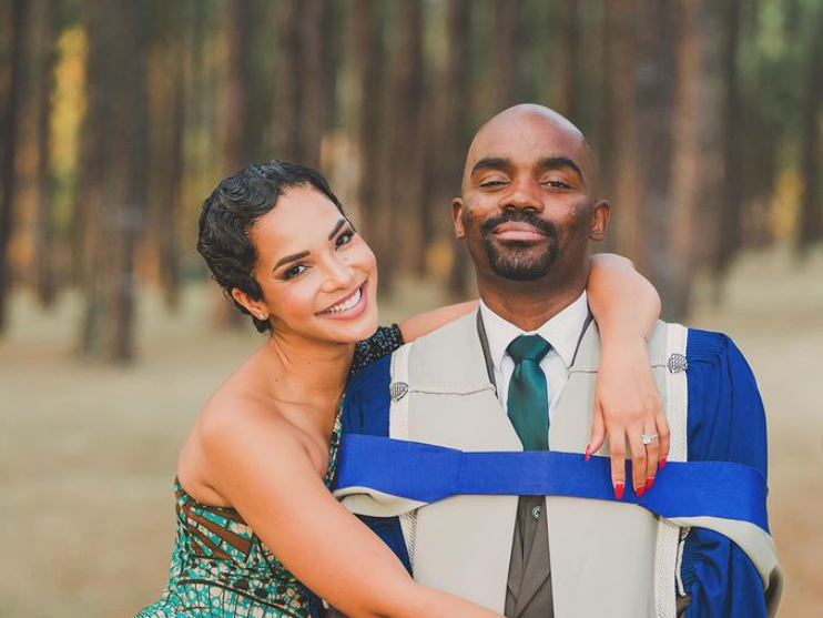 Musa Mthombeni and Liesl Laurie