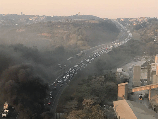 Protest action on N2 Northbound