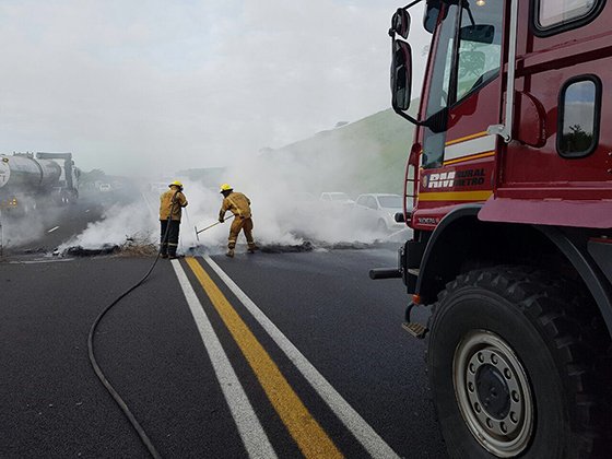 N2 protest near Tugela