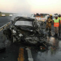 Car on fire on N2 past Mandini Toll Plaza