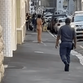 NAKED MAN STANDING IN CAPE TOWN