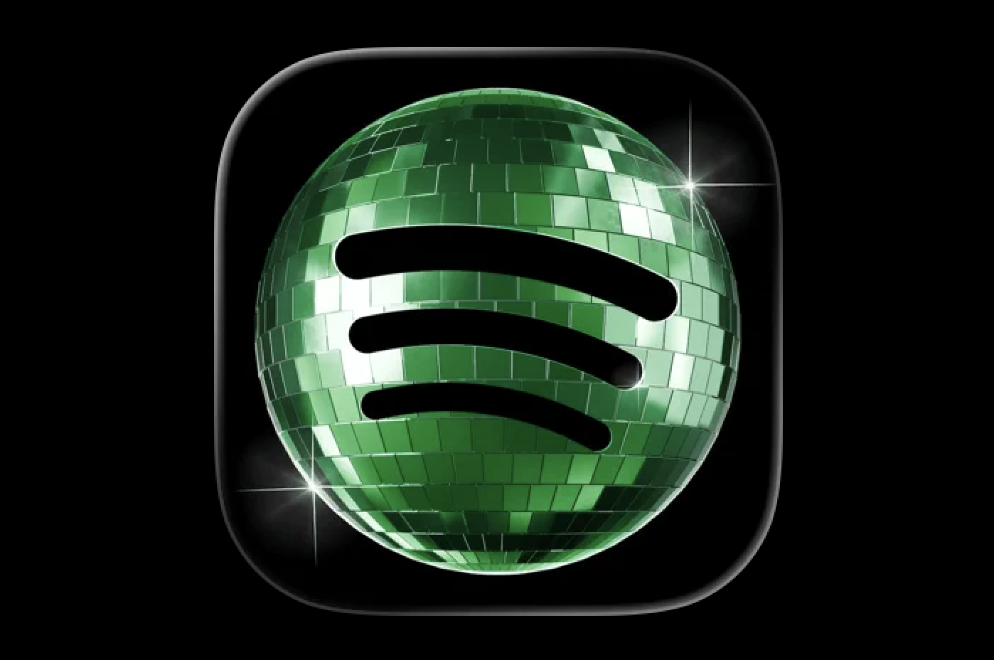 NEW SPOTIFY LOGO DISCO BALL