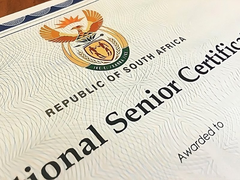 Matric certificate